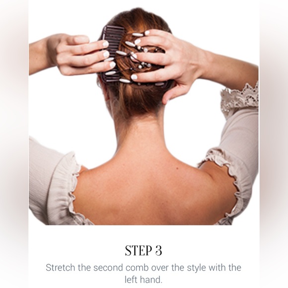 Hair Magic Original Small Miracle Pink Silver, Tan Combs - Picture 6 of 13